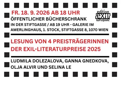 lesung von 4 preisträgerinnen der exil-literaturpreise 2025